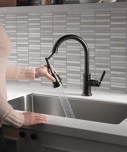 Peerless Westchester Single-Handle Kitchen Sink Faucet with Pull Down Sprayer, Oil-Rubbed Bronze P7923LF-OB 2