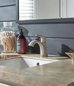 Peerless P1535LF-BN Parkwood Handle Lavatory Faucet Single Hole, Brushed Nickel 2