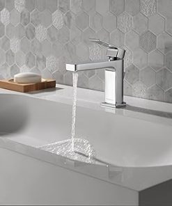 Peerless P1519LF-M Xander Single Handle Bathroom with Metal Pop-up Drain, Chrome 2