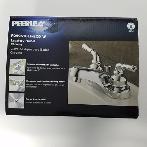 Peerless P299618LF-ECO-W Retail Channel Product Bathroom Faucet, Chrome - Image 2