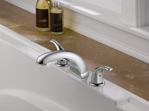Peerless PTT298510 Choice Two Handle Roman Tub Trim, Chrome - Image 2