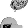 Peerless Ezra Single-Function Black Tub and Shower Faucet Set, Shower Handle, Shower Trim Kit, Shower Set, Matte Black PTT14471-BL (Valve Not Included) 4