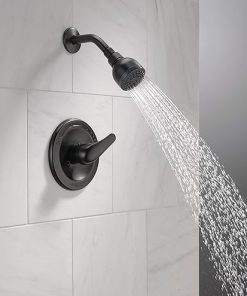 Peerless Single-Handle Shower Faucet Trim Kit with Single-Spray Touch-Clean Shower Head, Oil-Rubbed Bronze PTT188740-OB (Valve Not Included) 2